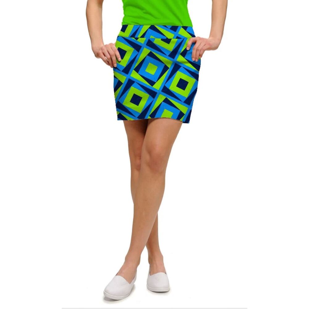 Loudmouth Ladies NWT Fairway Island Green Classic Golf Skort Size 4 - Picture 3 of 10